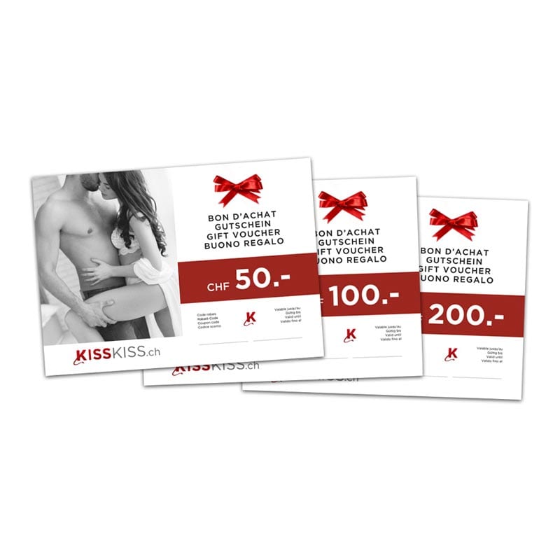 Bon cadeau KissKiss | CHF 50.-