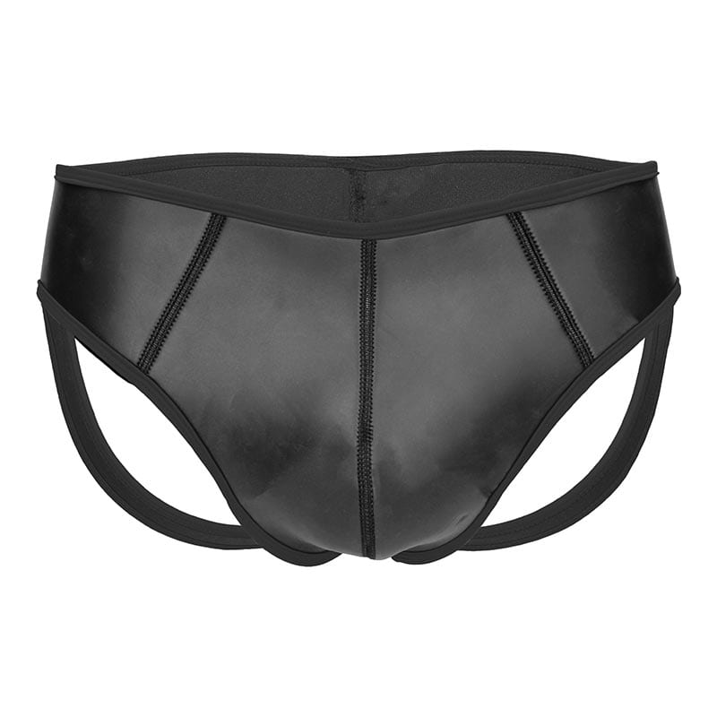 Ouch! Puppy Play | Äusserst bequemer, schwarzer Jockstrap aus Neopren