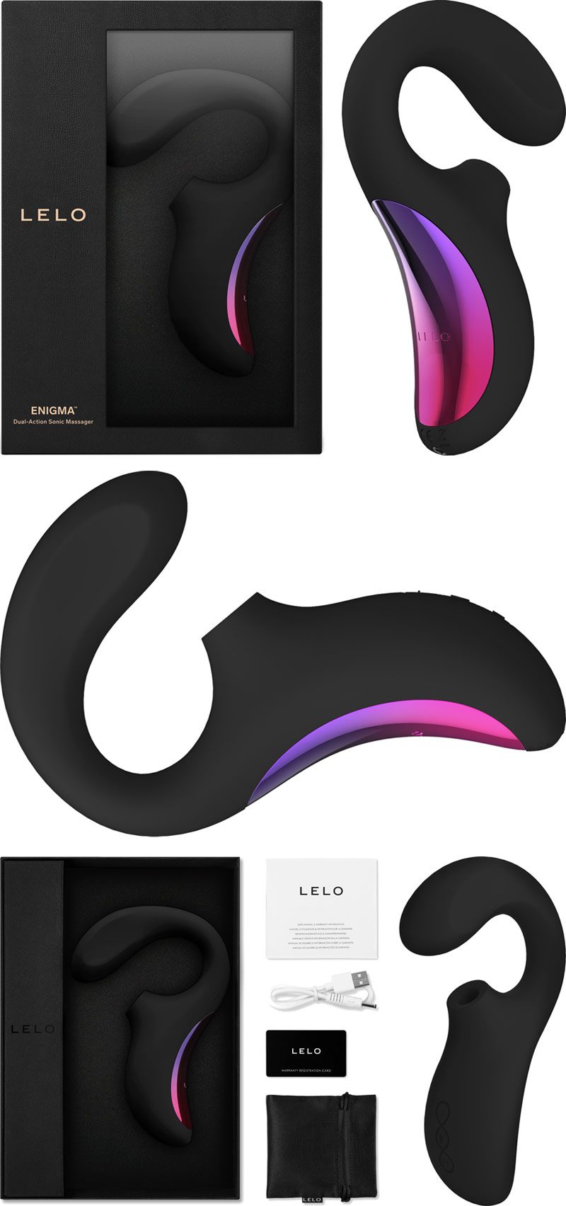 LELO Enigma | Stimulateur clitoridien + vibromasseur point G