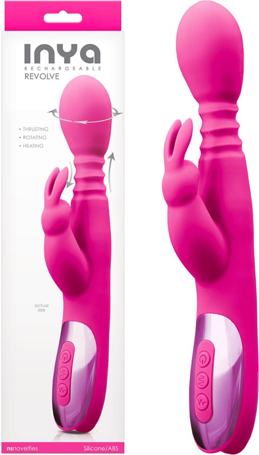 NS Novelties Inya Revolve | Rotierender und wärmender Rabbit-Vibrator