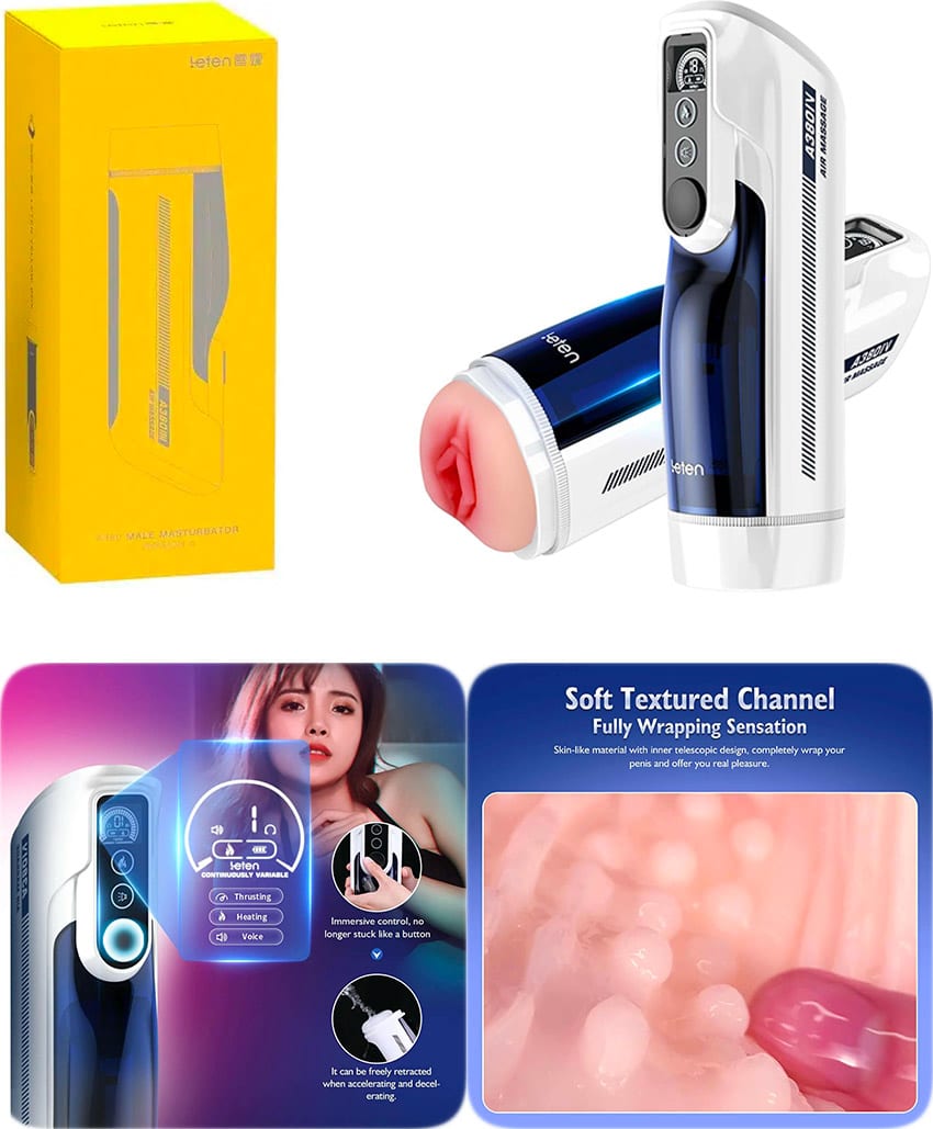 Leten A380 IV Air Massager | Masturbateur automatique