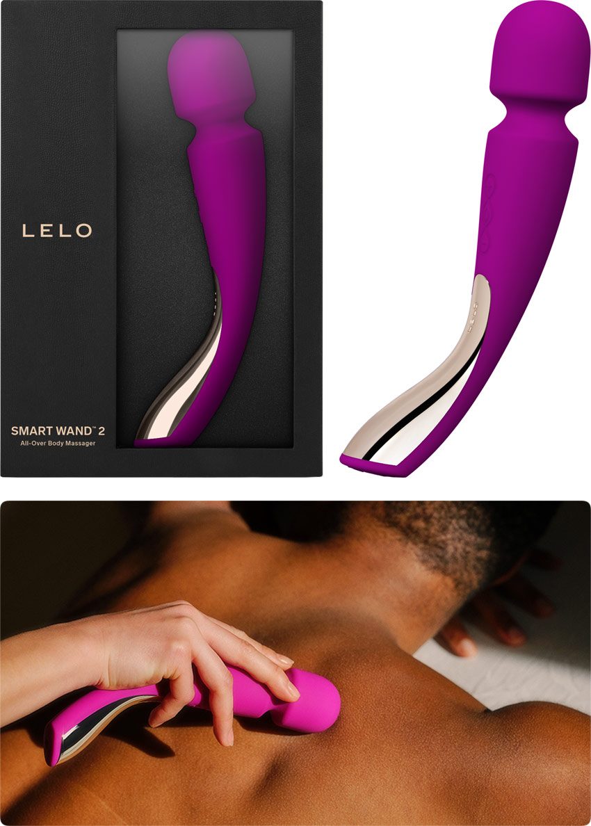 LELO Smart Wand 2 Medium | Baguette vibrante puissante et silencieuse