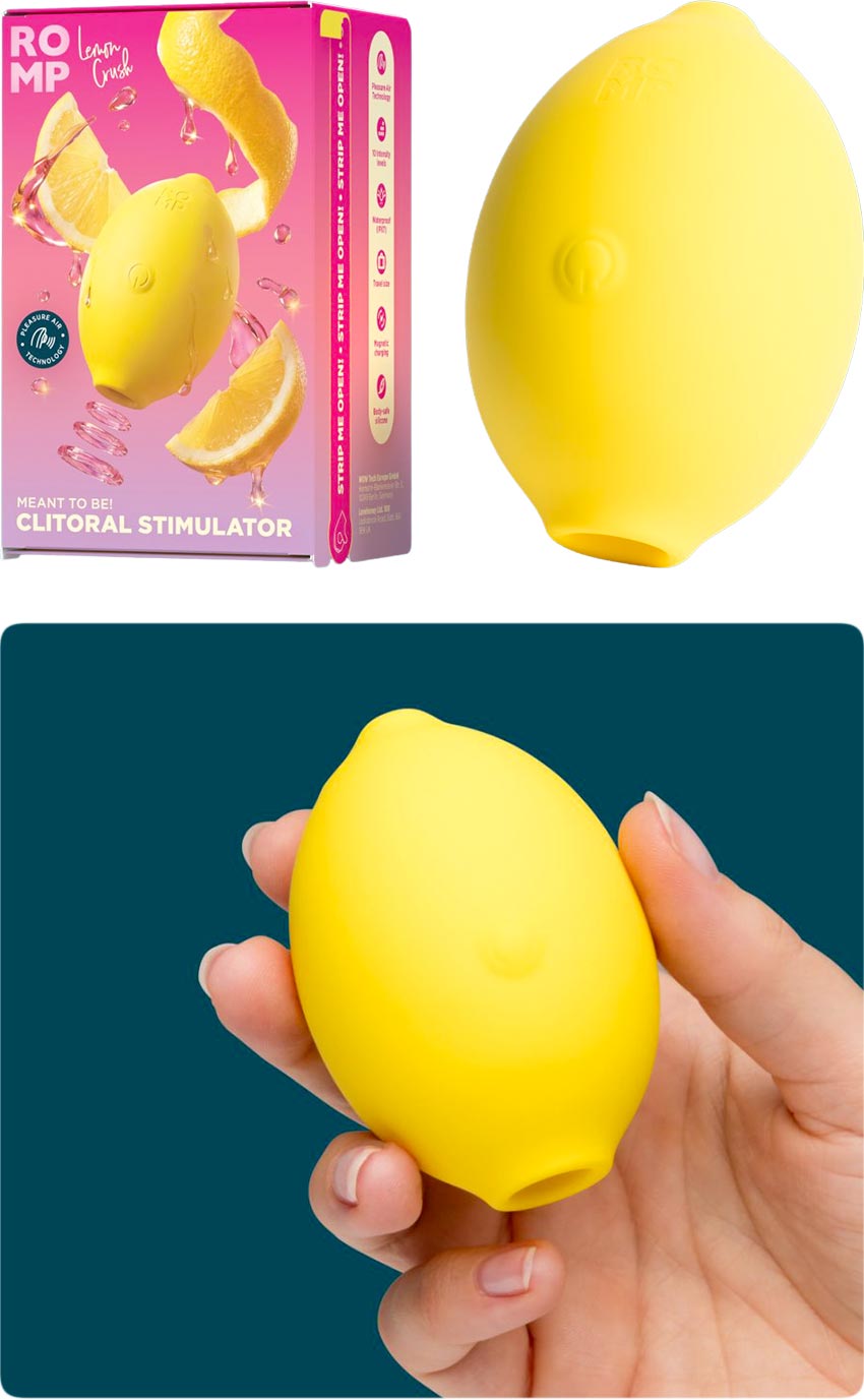 Romp Lemon Crush | Stimulateur clitoridien en forme de citron