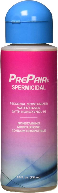 PrePair | Lubrifiant spermicide à base d'eau | 134 ml