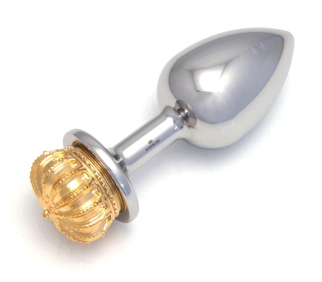 Rosebuds Couronne | Analplug verziert mit einer goldenen Krone | XL