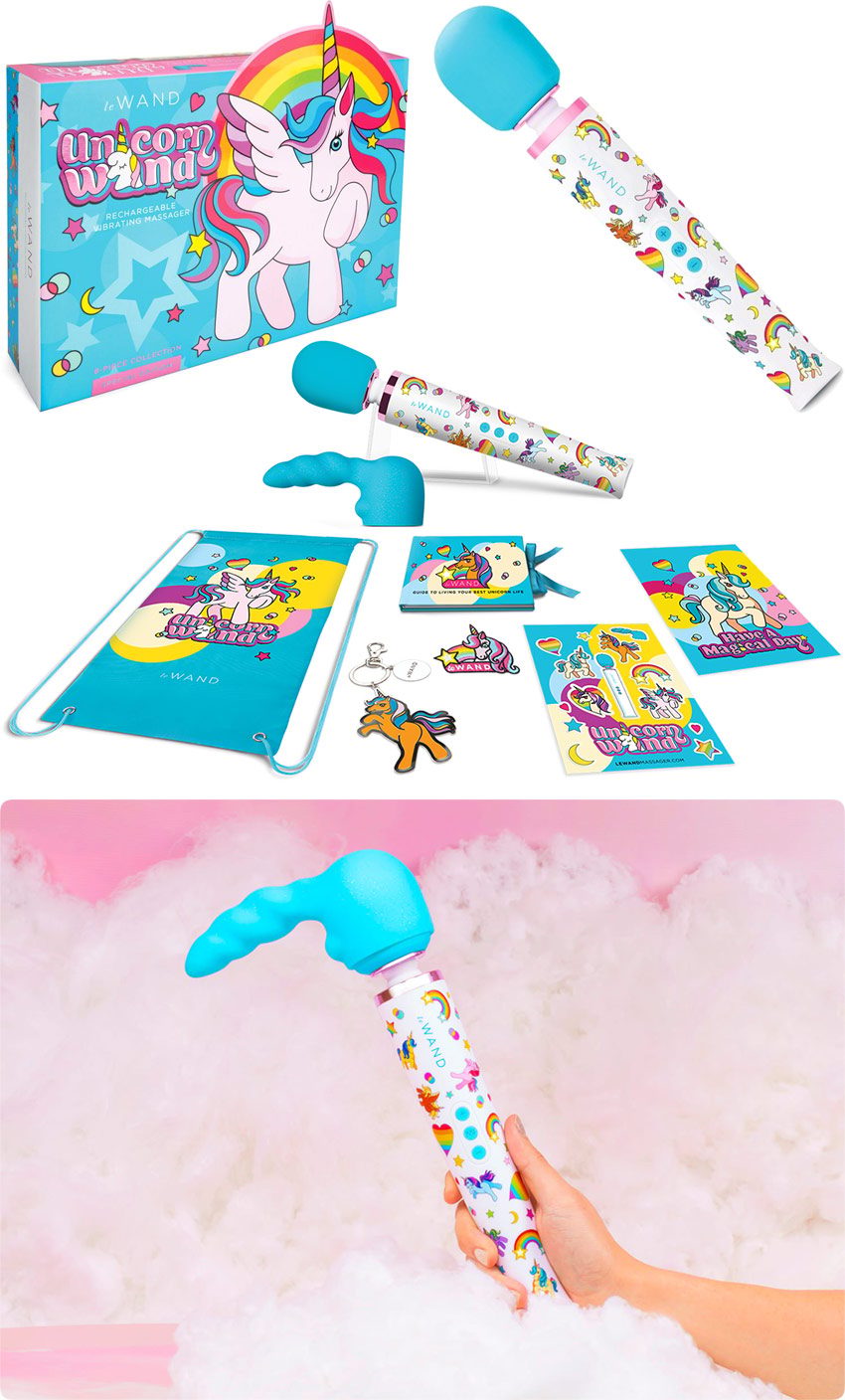 Le Wand Unicorn Wand | Baguette vibrante puissante et rechargeable