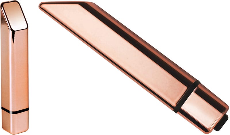 Vibromasseur Rocks-Off Bamboo - Or rose