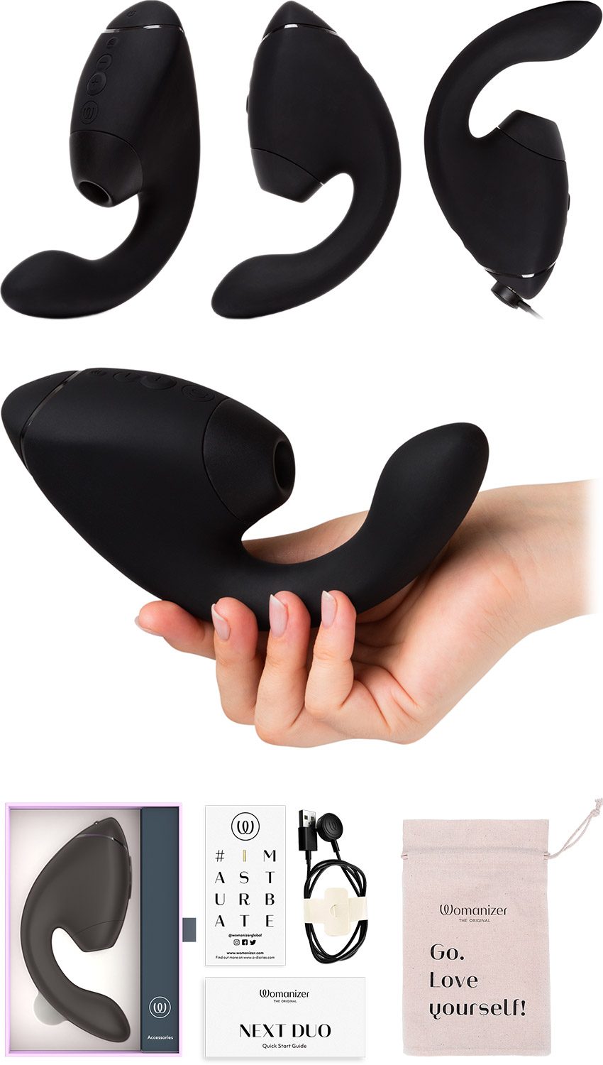 Womanizer NEXT DUO | Stimulateur clitoridien et vibromasseur point G