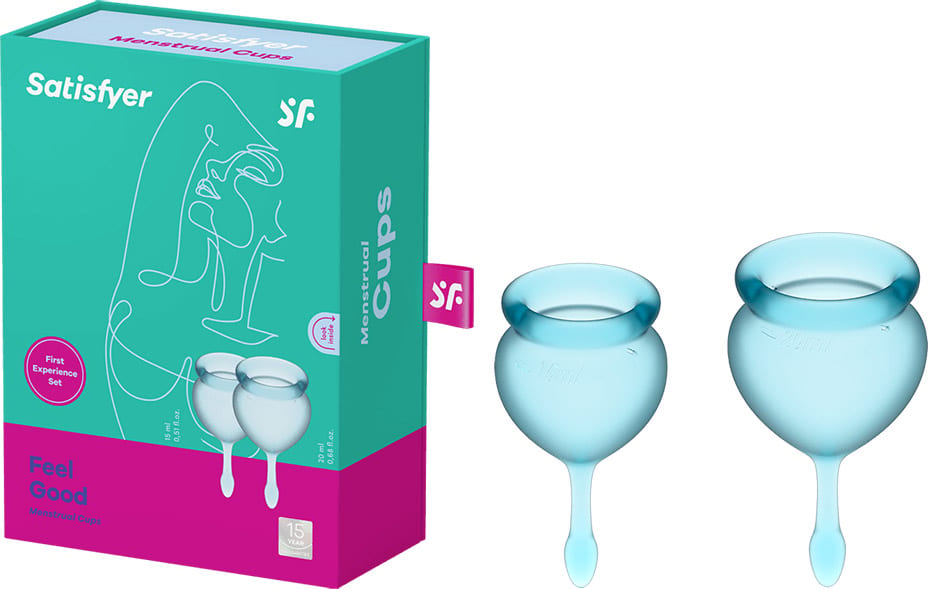 Satisfyer Feel Good | Coupe menstruelle en silicone | 2 pièces