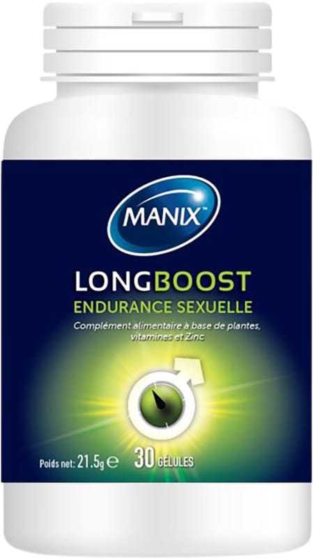Manix LongBoost | 30 capsules pour renforcer votre endurance sexuelle