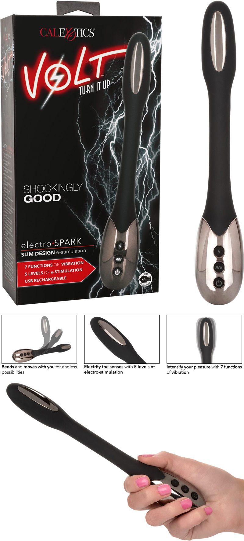 CalExotics VOLT Electro-Spark | Vibrator mit Elektrostimulierung