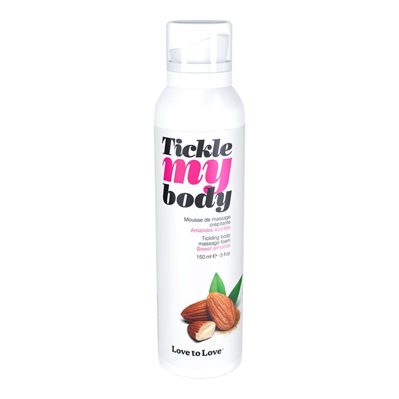 Tickle My Body | Mousse de massage crépitante | Amandes sucrées