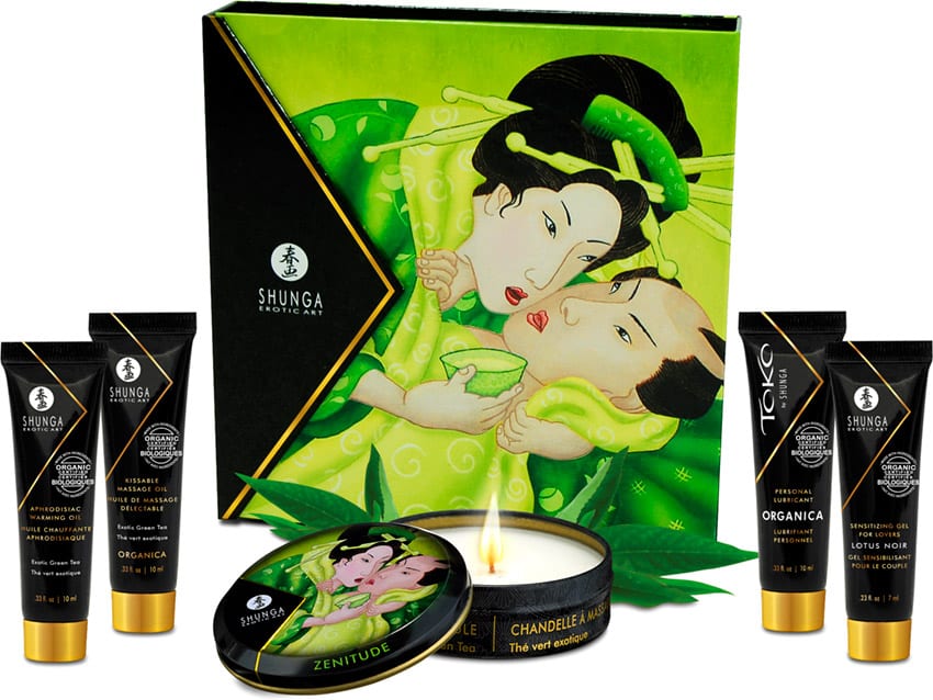 Intimes Set Shunga Geisha’s Secrets - Organica exotischer grüner Tee