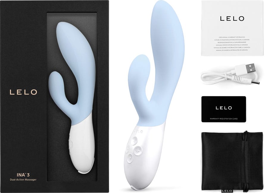 LELO Ina 3 | Rabbit-Vibrator stimuliert Vagina und Klitoris