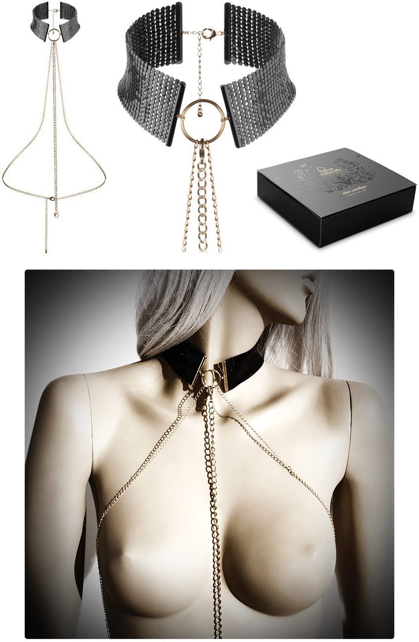 Bijoux Indiscrets Désir Métallique Halskette - Schwarz