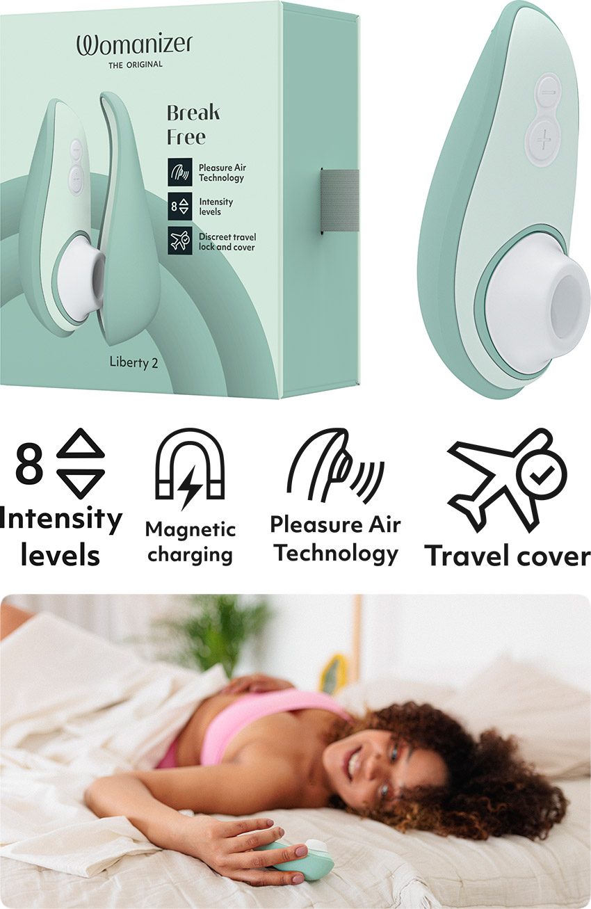 Womanizer Liberty 2 | Stimulateur clitoridien ultra compact | Vert