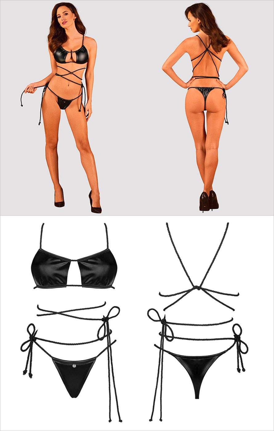Obsessive Cordellis Set | Sexy Nass-Effekt Set mit Seil