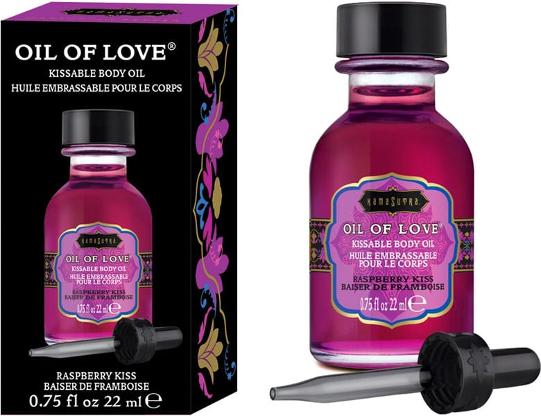 Kamasutra Oil of Love | Huile orgasmique pour elle & lui | Framboise