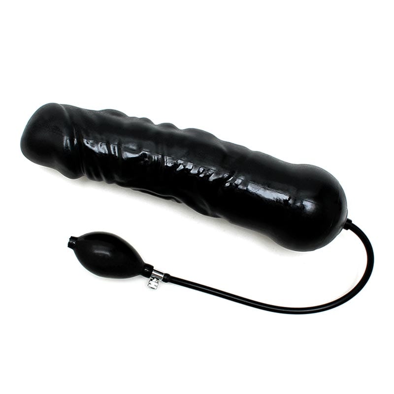 Rimba Bondage Play 8117 | Aufblasbarer XXL-Dildo | Schwarz