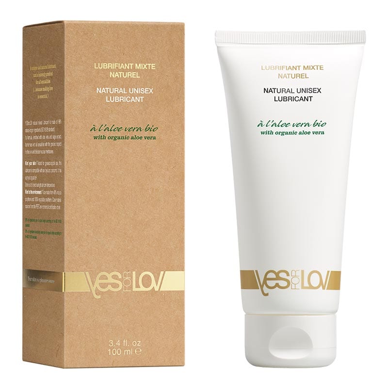 YESforLOV Mixte Naturel | Lubrifiant naturel à l'Aloe Vera bio