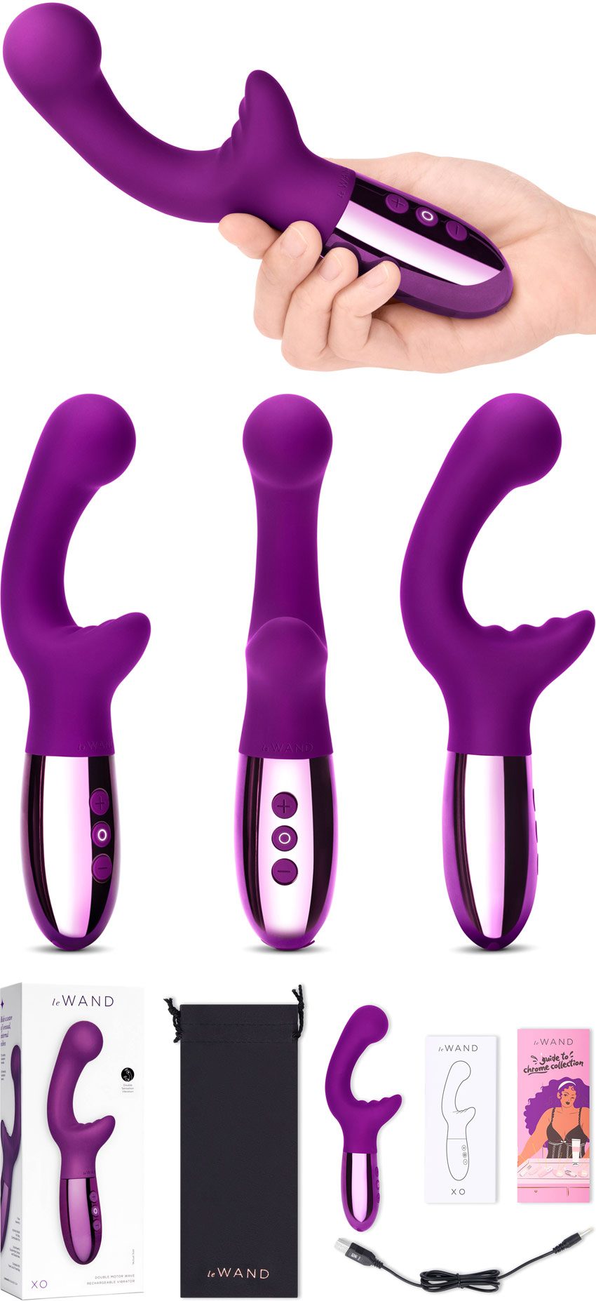 Le Wand XO | Vibromasseur rabbit avec stimulation directe du point G