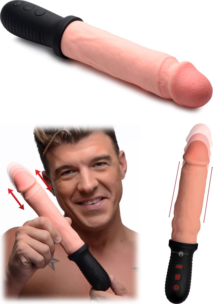 Master Series 8x Auto Pounder | Vibromasseur réaliste va-et-vient