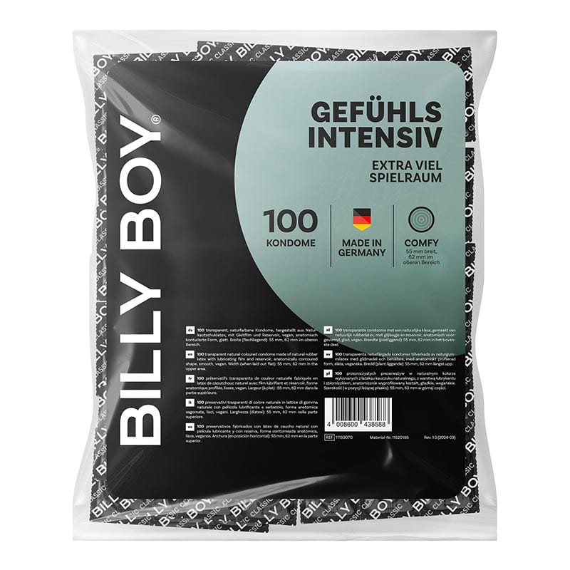 Billy Boy "Gefühlsintensiv" | 100 préservatifs de qualité