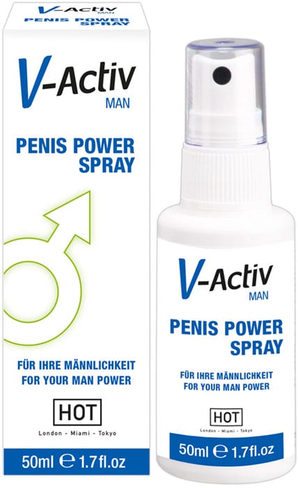 V-Activ Penis Power Spray | Spray pour stimuler l'érection | 50 ml