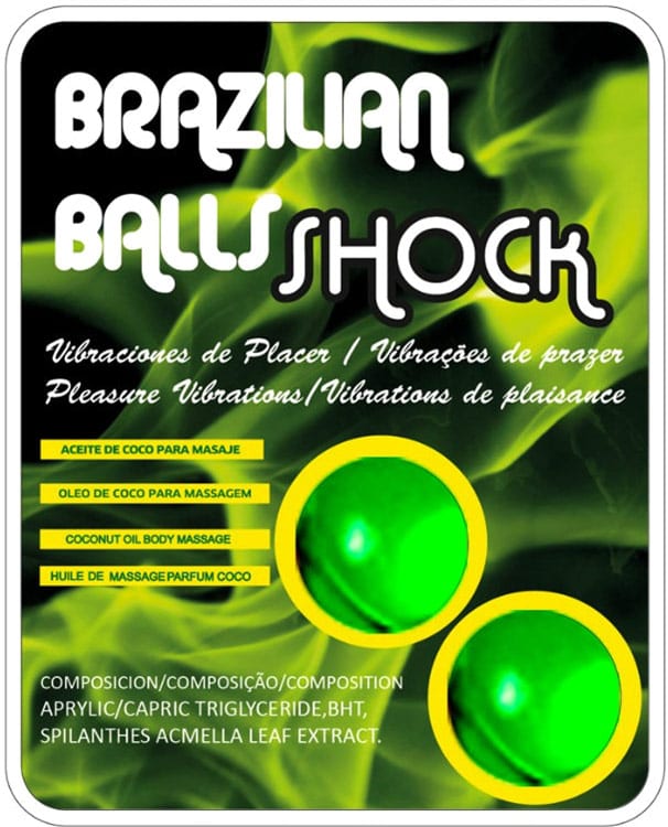 Brazilian Balls Shock | Boules lubrifiantes stimulantes & excitantes