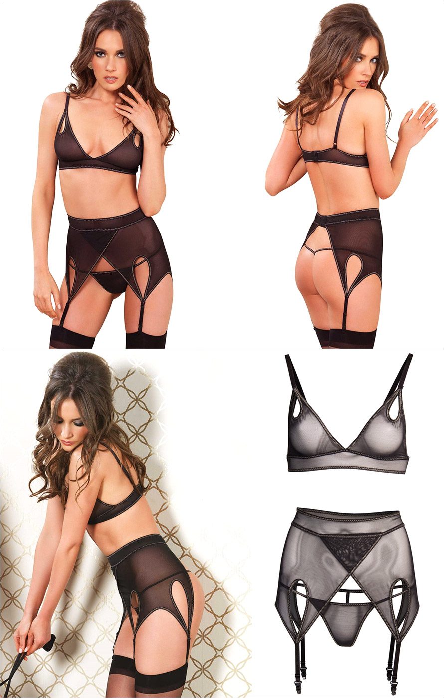 Leg Avenue Vixen Tear Drop Set - 3-teilig