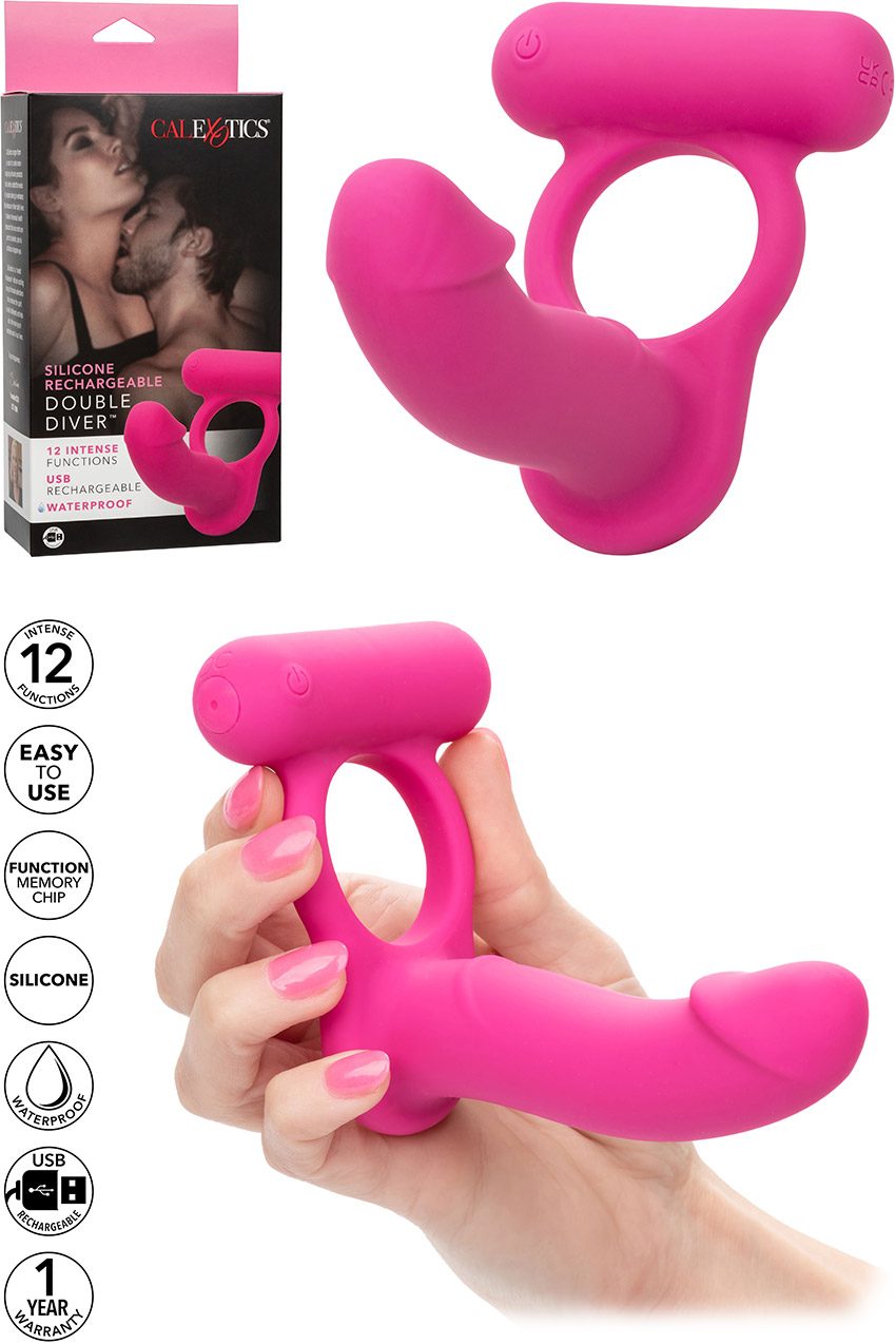 CalExotics Double Diver | Cockring & Analplug