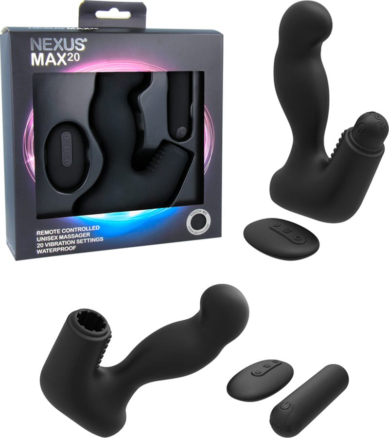 Nexus Max 20 | Vibromasseur de prostate et de point G | Unisexe