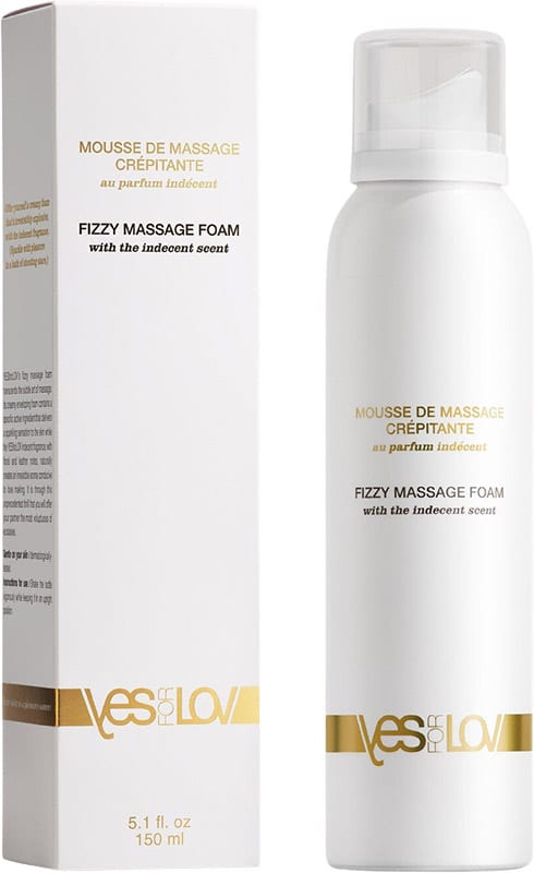 YESforLOV | Mousse de massage crépitante au parfum indécent