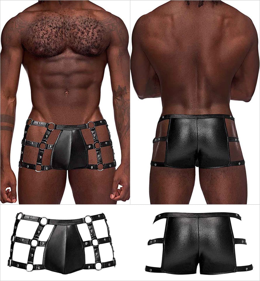Male Power Fetish Vulcan | Boxershorts für Männer mit Harnisch-Effekt