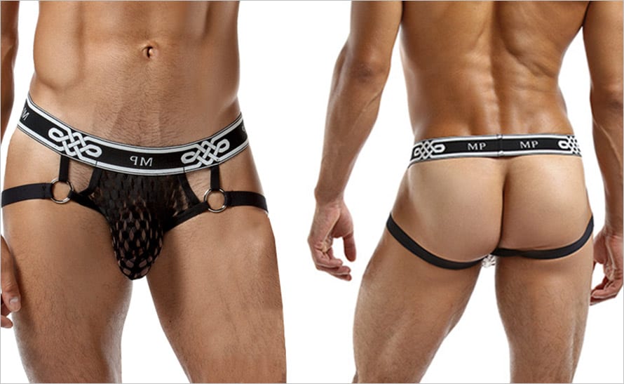 Male Power Jock Ring | Hodenschutz mit Metallringen