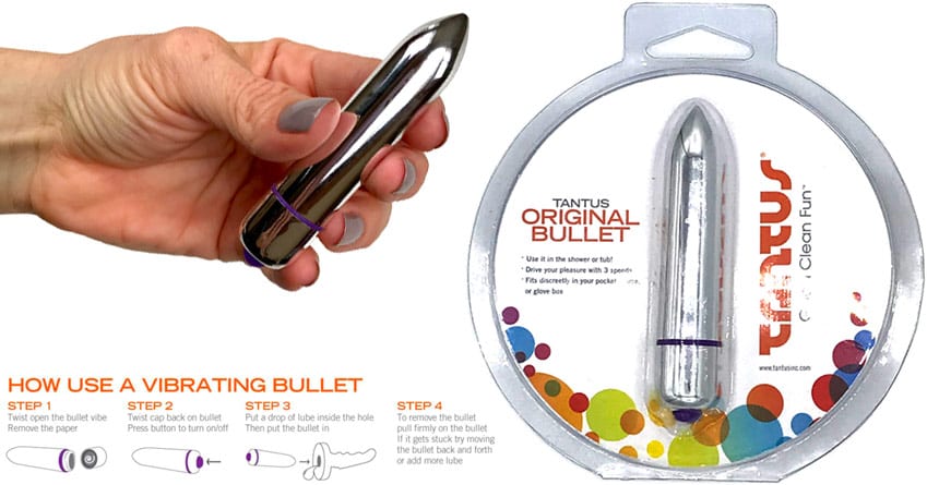 Tantus Original Bullet | Vibromasseur en forme de balle | 3 vitesses