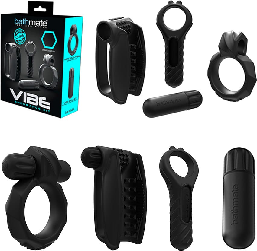 Bathmate Vibe Endurance | Kit pour hommes | 4 jouets coquins