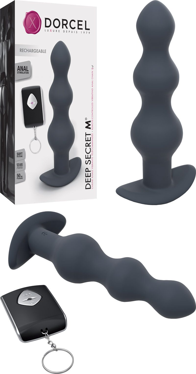 Marc Dorcel Deep Secret M | Chapelet anal vibrant et télécommandé