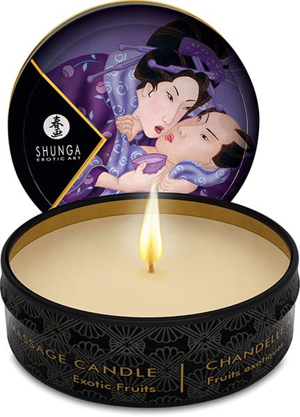 Shunga Libido | Bougie de massage à la senteur fruits exotiques |30 ml