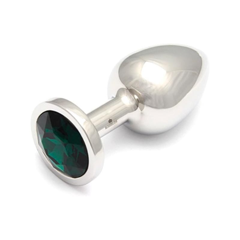 Rosebuds Kristall Analplug - Smaragd (L)