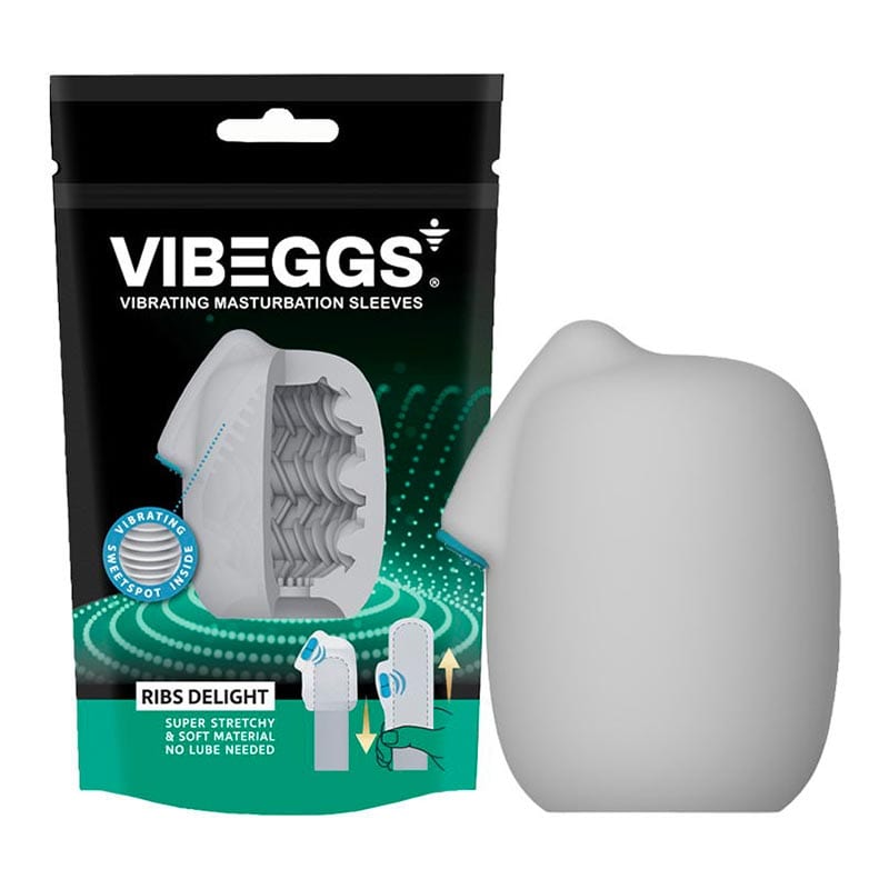 Vibeggs Ribs Delight | Masturbateur vibrant unisexe