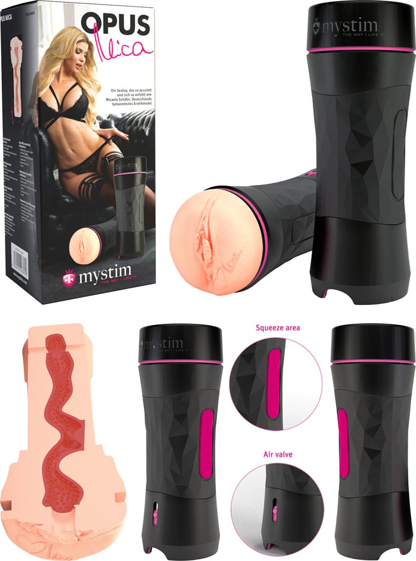 Mystim Opus | Masturbator der die Vagina von Micaela Schäfer reproduziert