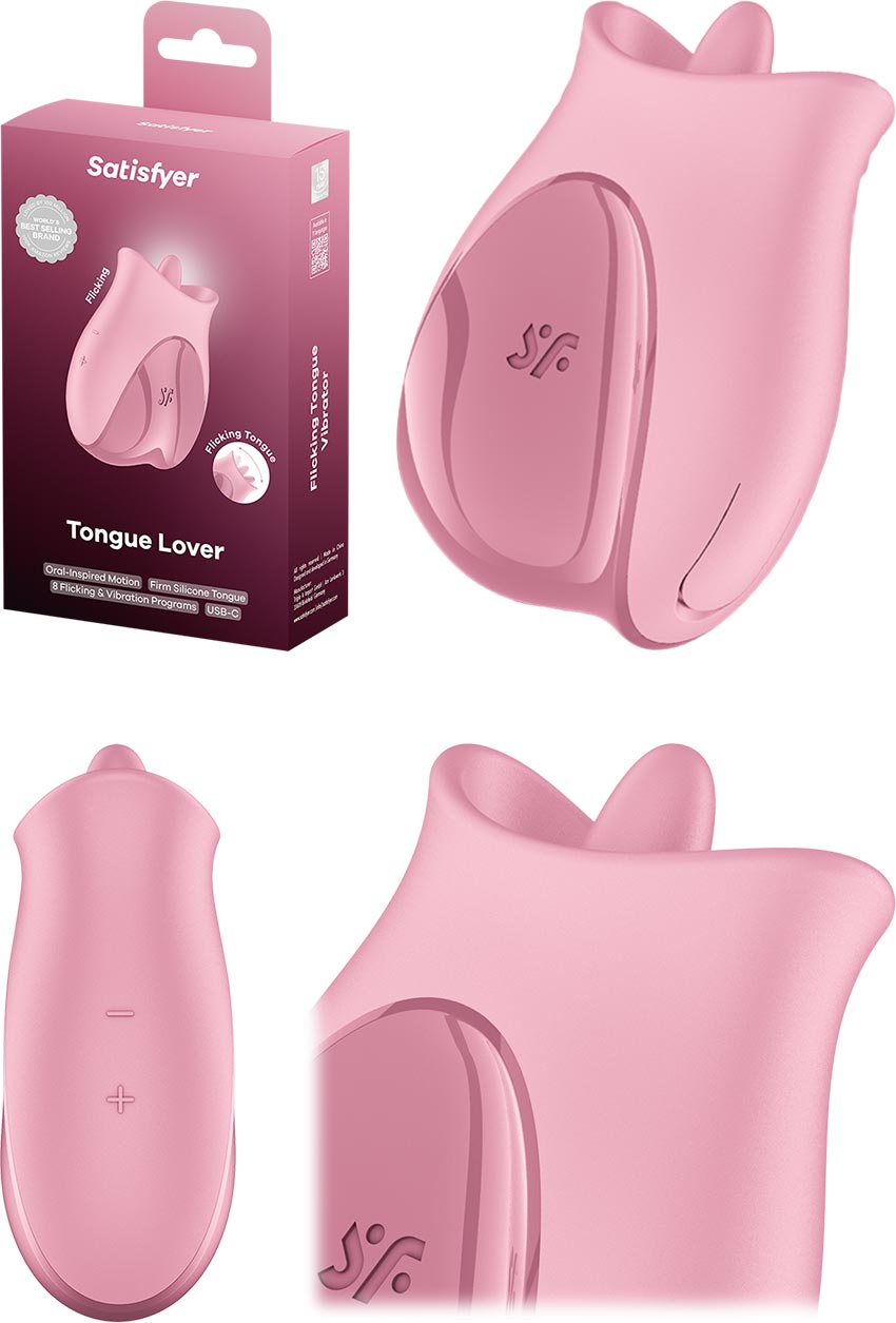 Satisfyer Tongue Lover | Stimulateur clitoridien vibrant et léchant