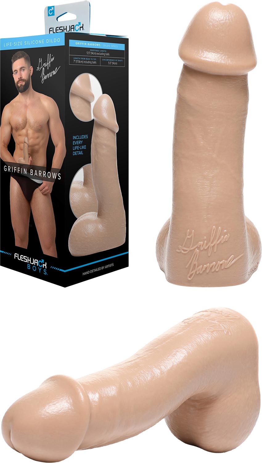 Fleshjack Boys Griffin Barrows | Dildo moulé sur le sexe de l'acteur X