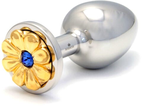 Rosebuds Daisy Gold | Plug anal décoré d'une marguerite dorée | L