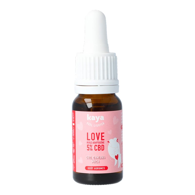 Kaya LOVE | Huile aphrodisiaque à base de CBD (5%) | 10 ml