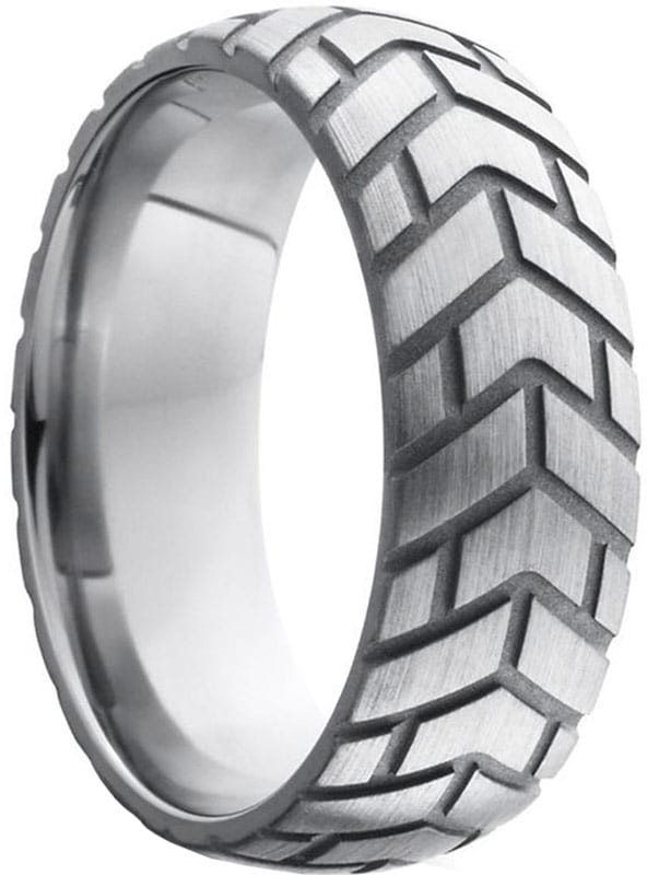 Black Label DoNut | Reifenförmiger Penisring aus Metall | 50 mm