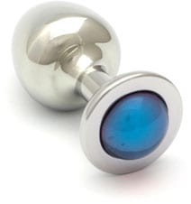 Plug anal Rosebuds Verre - Aqua
