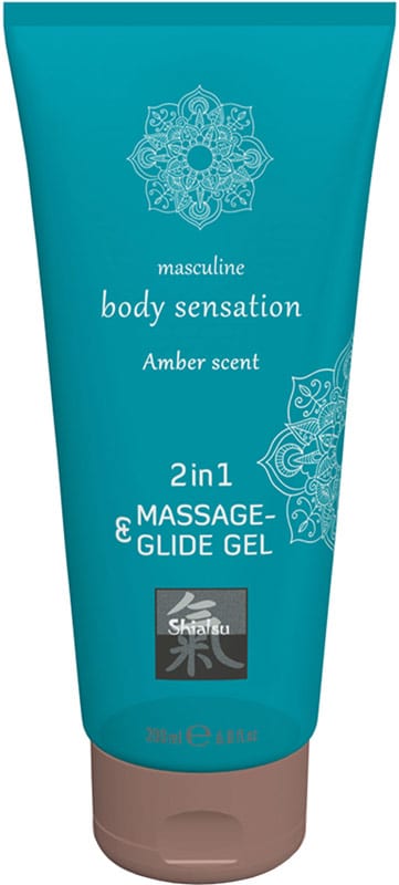 Shiatsu Amber | 2 in 1 Gleitmittel & Massagegel | 200 ml
