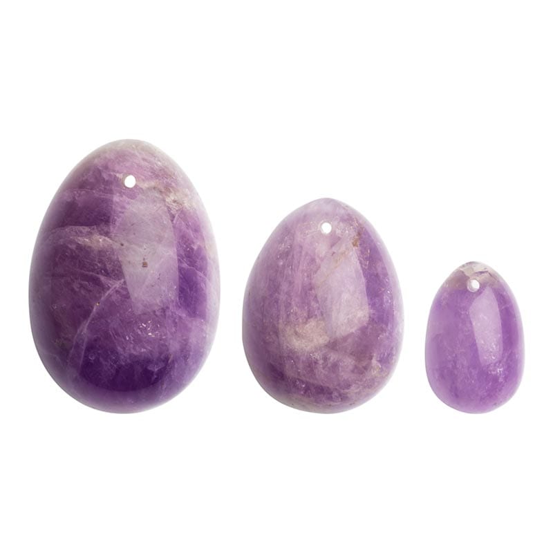 La Gemmes Pure Amethyst | Oeufs de Yoni en pierre semi-précieuse